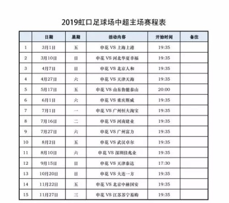 中超赛程2019赛程表录像转播 中超联赛2019-第2张图片-www.211178.com_果博福布斯